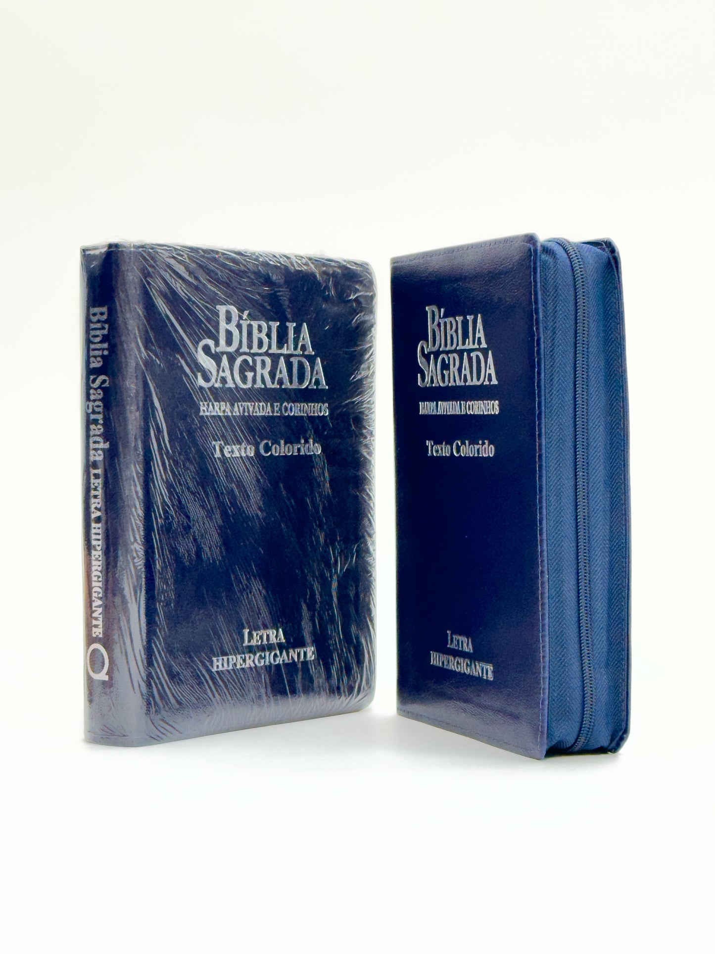 Bíblia Sagrada Azul Com Zíper